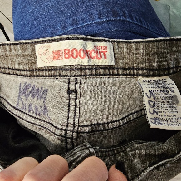 Faded Glory Stretch Bootcut Jeans Medium Wash Women's Average Size 12 - Picture 3 of 7